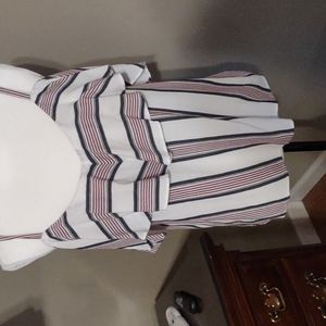 Off shoulder flutter sleeve top